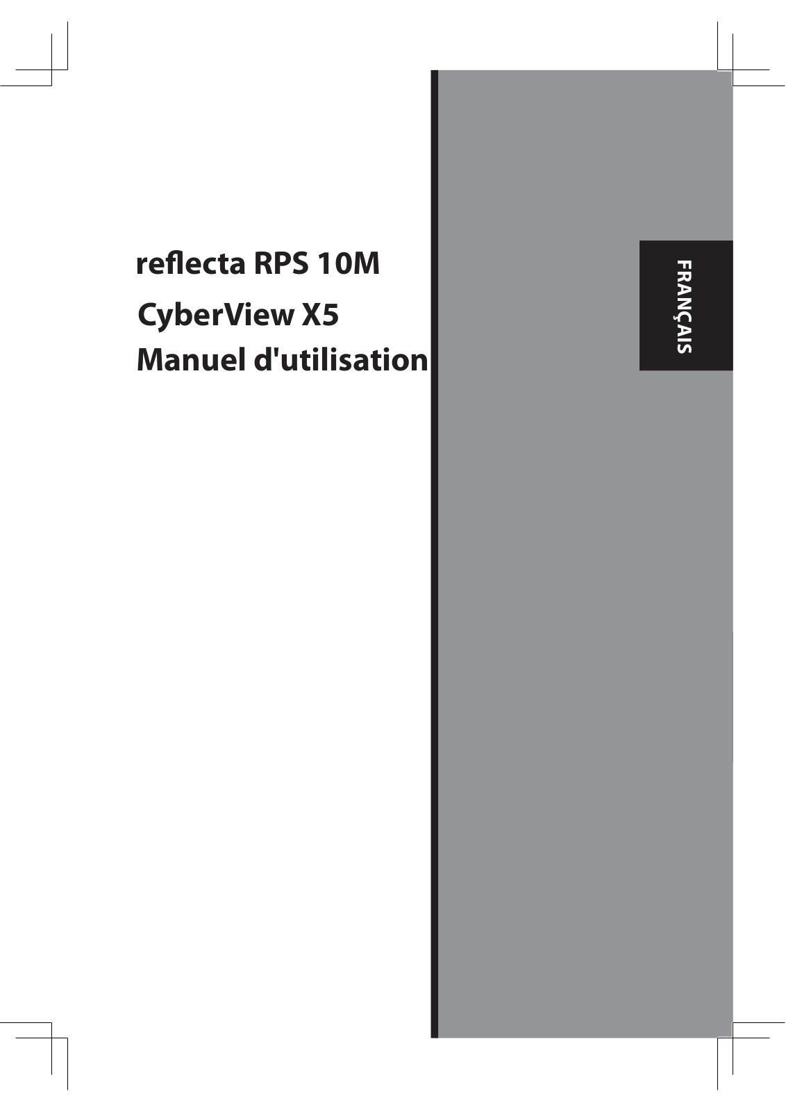 Reflecta CyberView X5 User manual