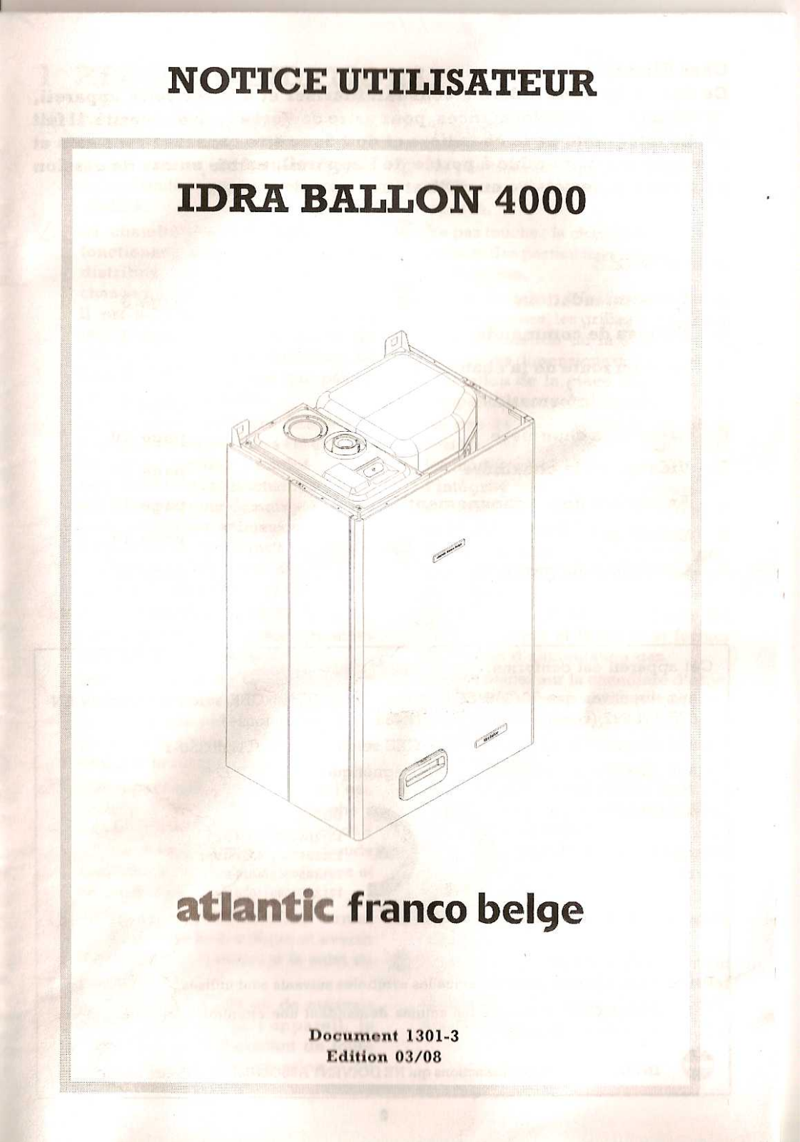 ATLANTIC IDRA BALLON 4000 User Manual