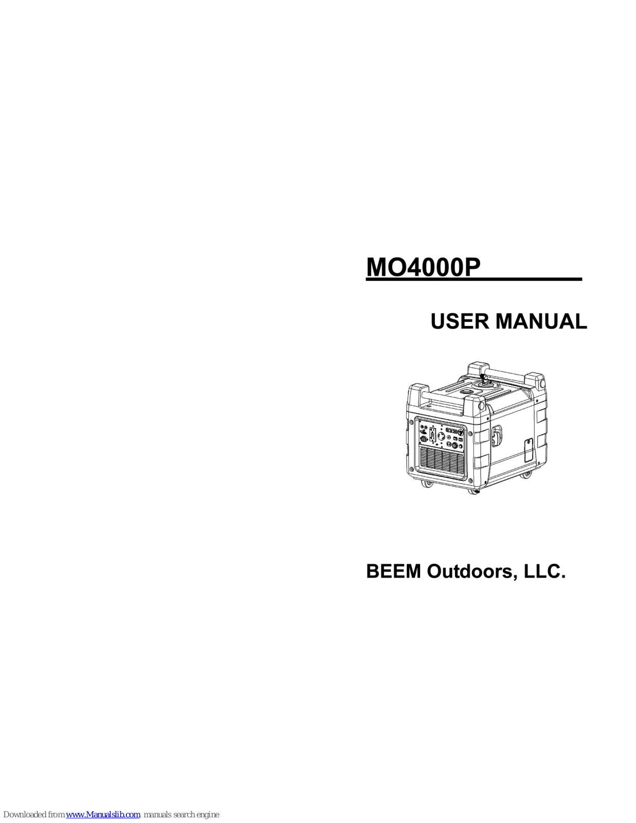 Beem MO4000P User Manual - ManualMachine.com