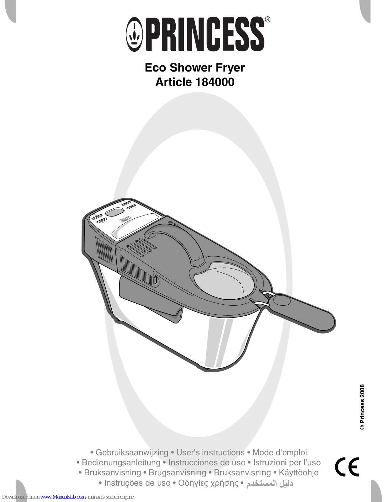 Princess 184000 User Instructions