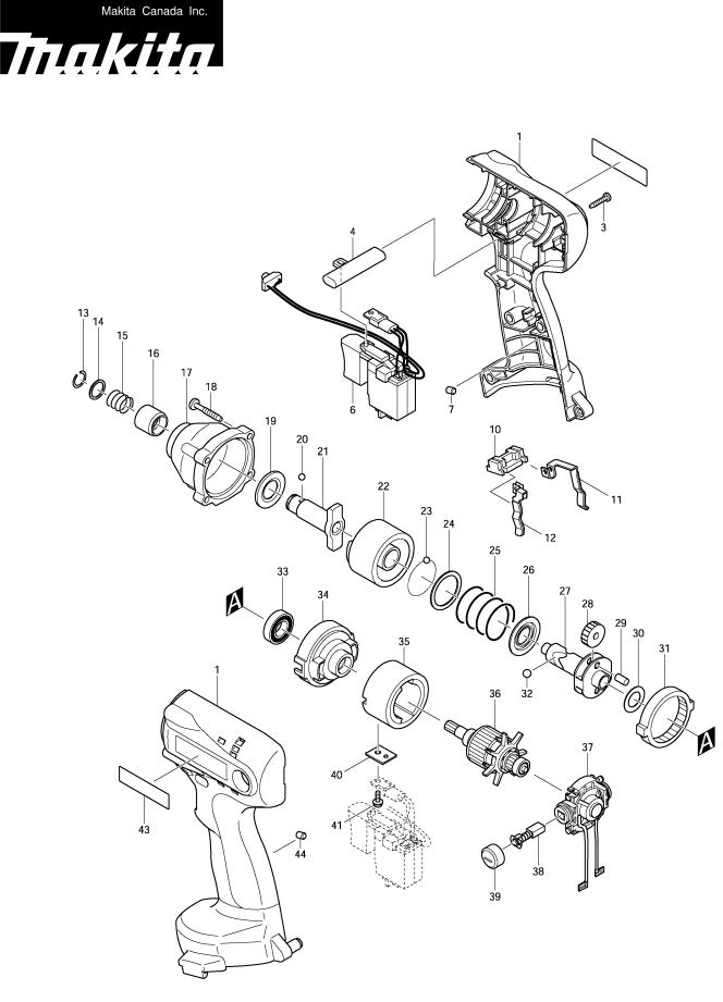 Makita 6916FDWDE User Manual