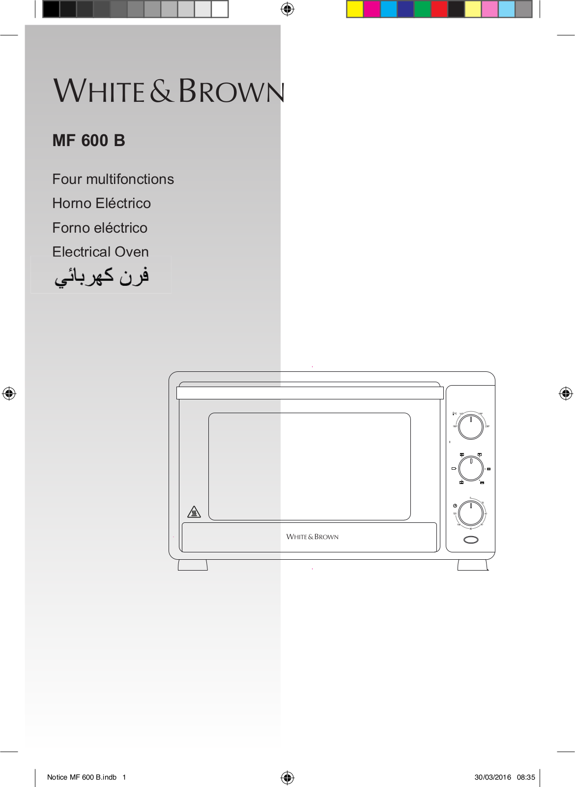 WHITE & BROWN MF600B User Manual