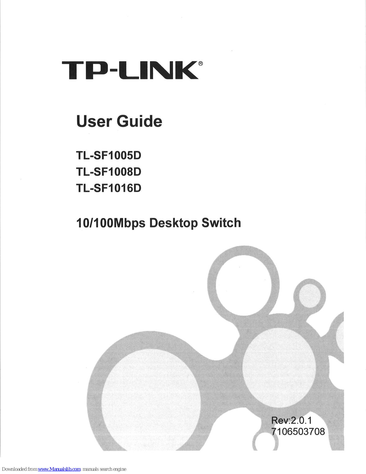 TP-Link TL.SFI OOSD, TL.SFl OOSD, TL.SFI Ol6D User Manual - ManualMachine.com