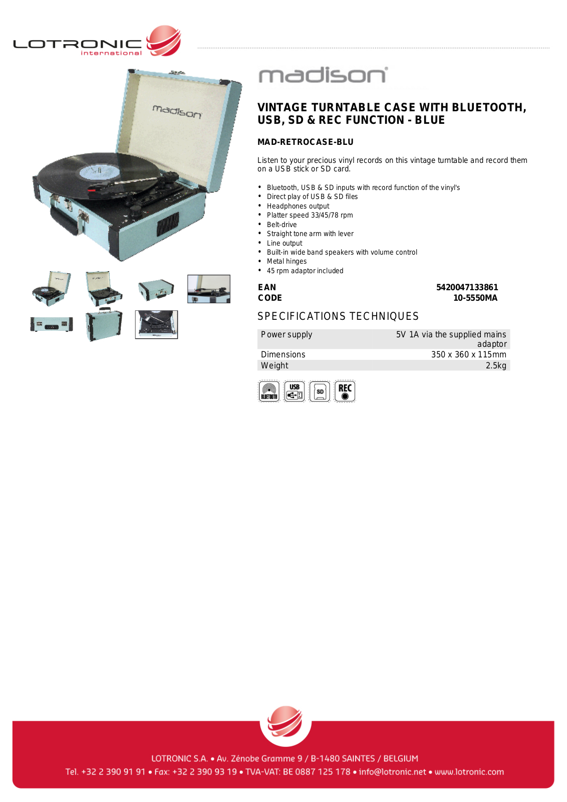 BST Madison User Guide