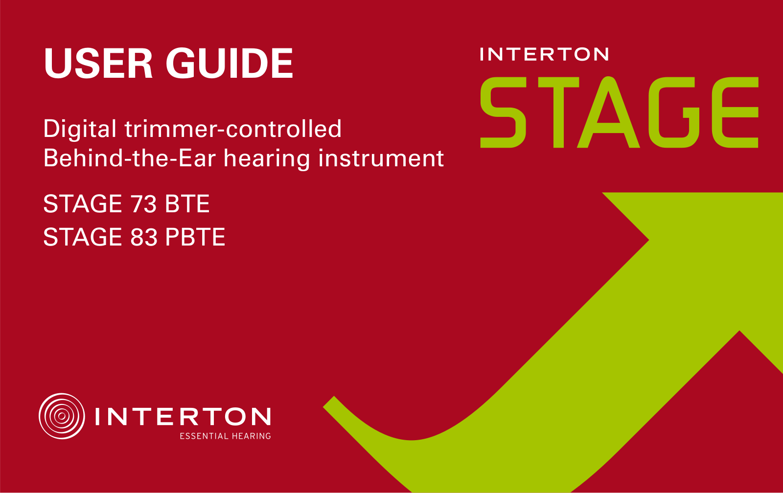 INTERTON STAGE 73 BTE, STAGE 83 PBTE User Manual - ManualMachine.com