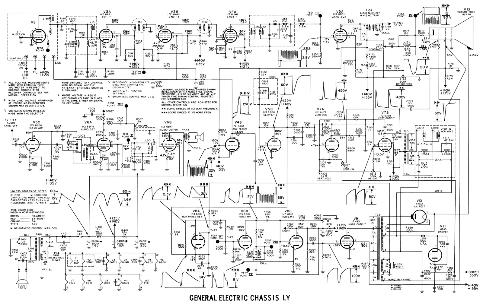 General Electric GE LY Schematic