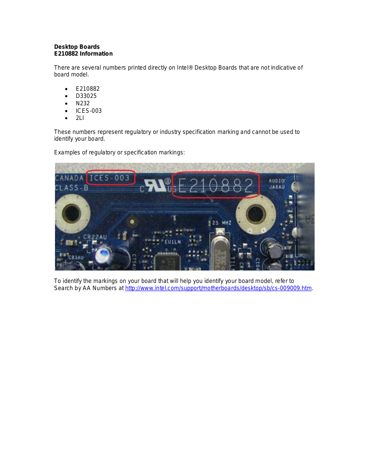 Intel DB65AL, DP43TF, DG45ID, DH57JG, DG41MJ User Manual