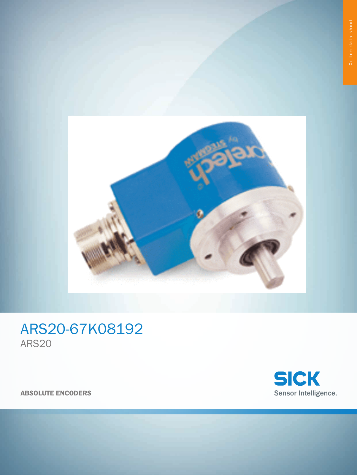 Sick ARS20-67K08192 Data Sheet