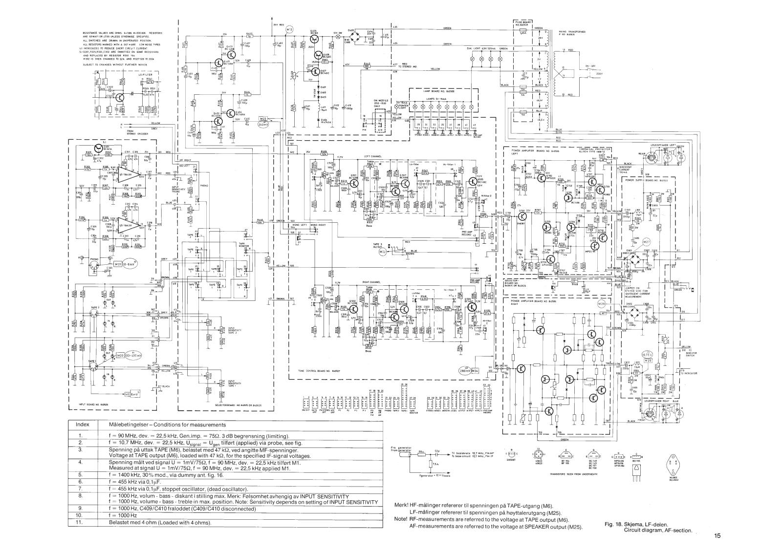 Tandberg TR-1000 Schematic