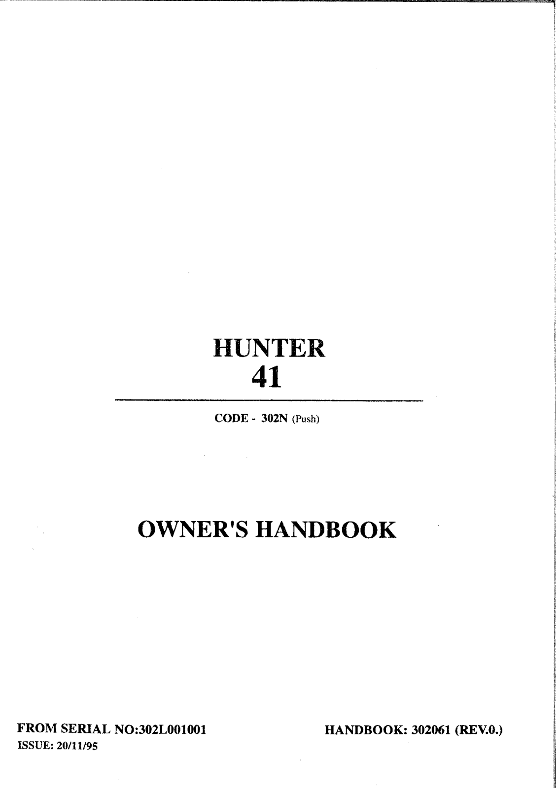 Hayter Mowers HUnter 41 User Manual