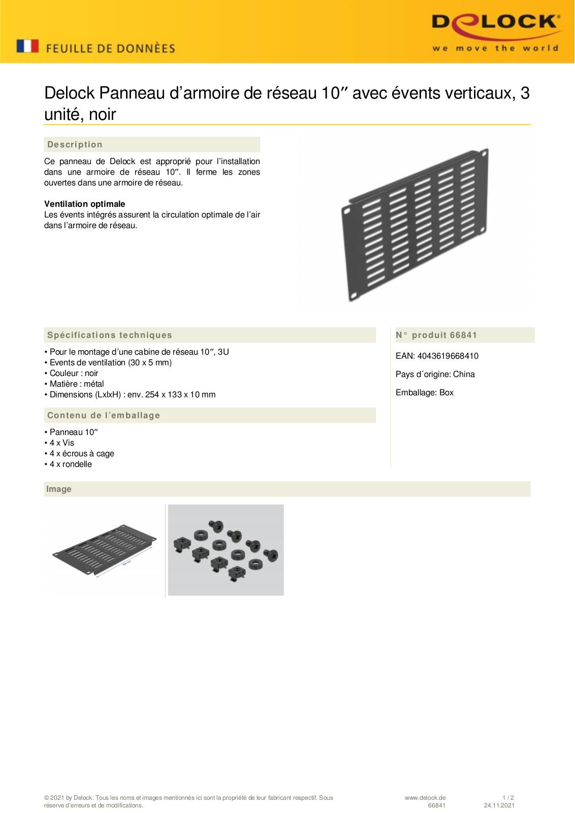 DELOCK 66841 Datasheet - ManualMachine.com