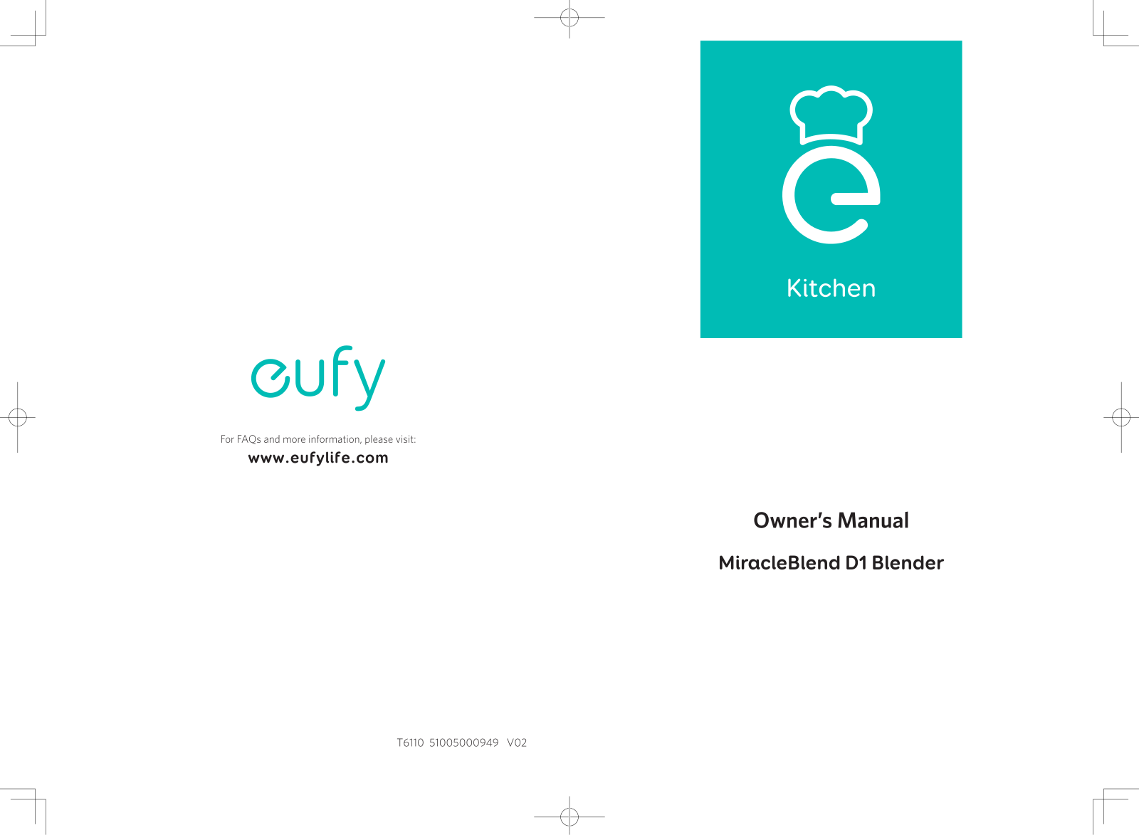 Eufy Miracleblend D1 User Manual