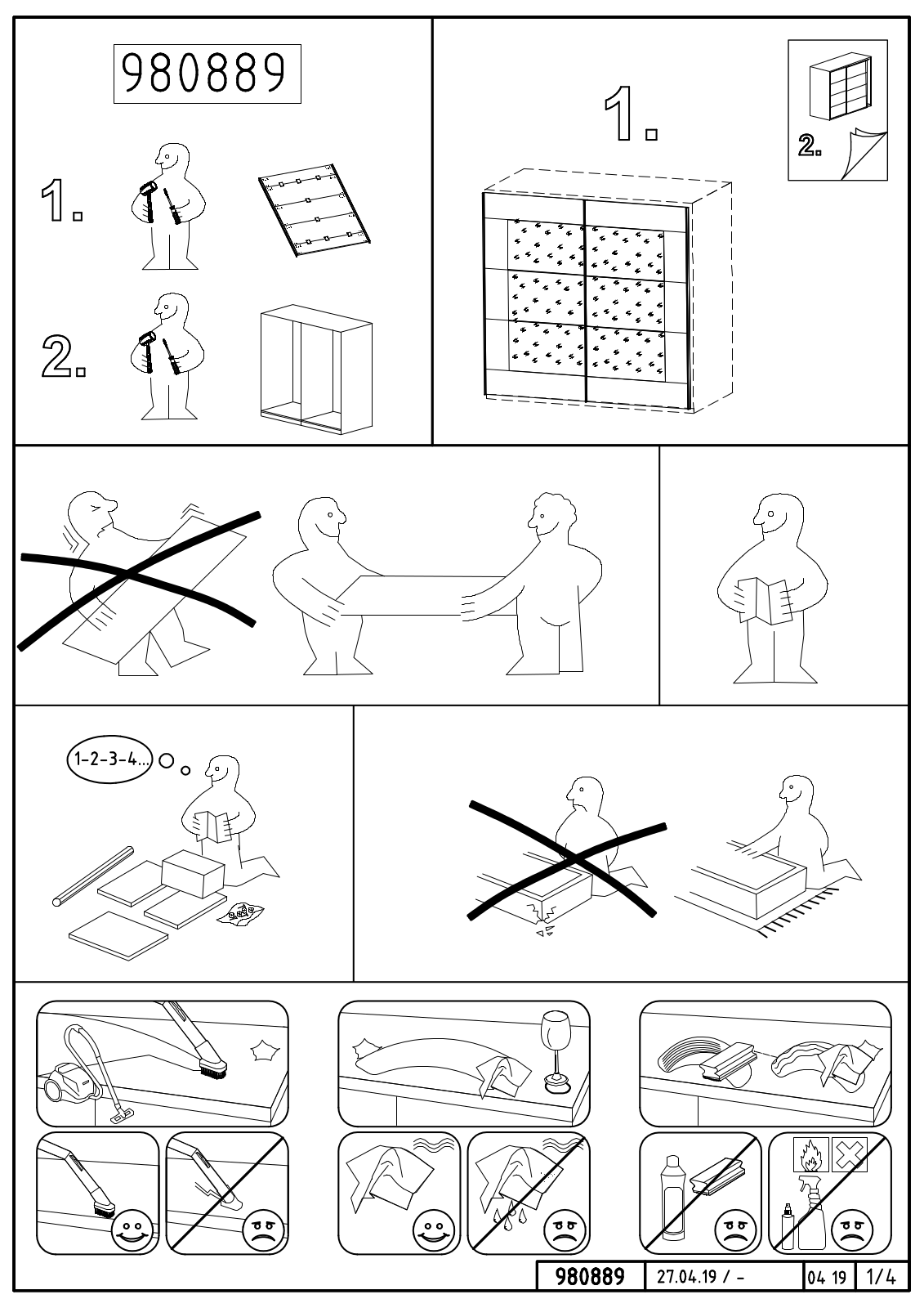 Wimex 980889 Assembly instructions