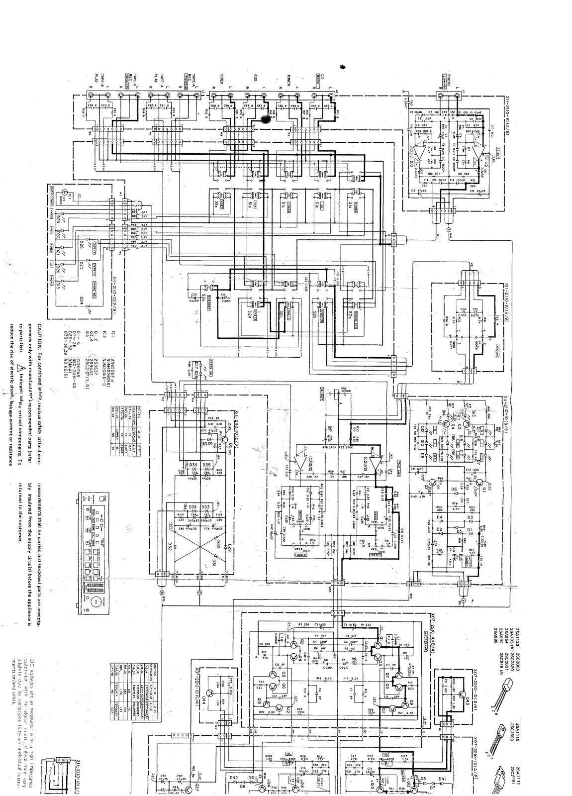 Kenwood KA-94 Schematic