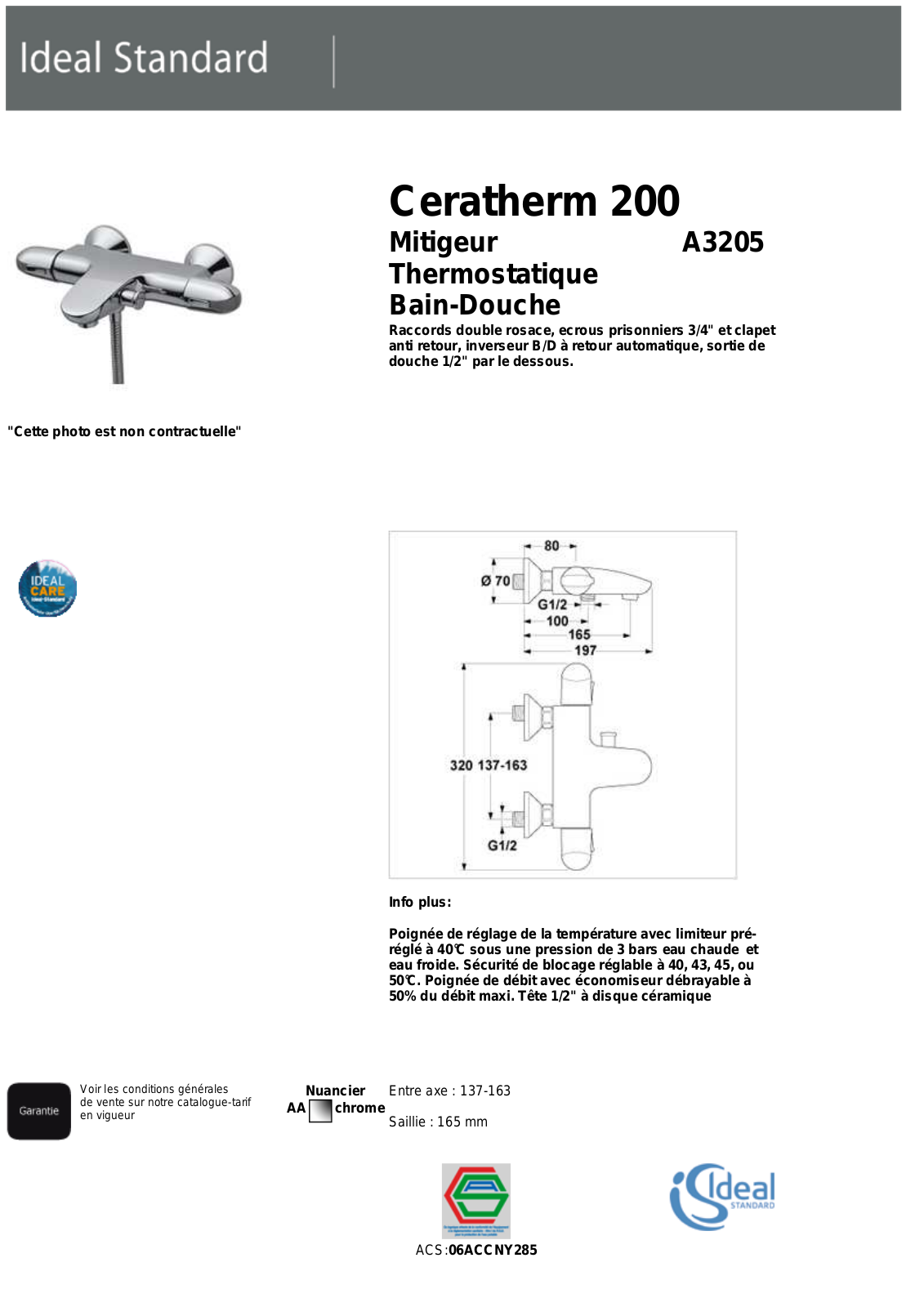 IDEAL CERATHERM 200 User Manual