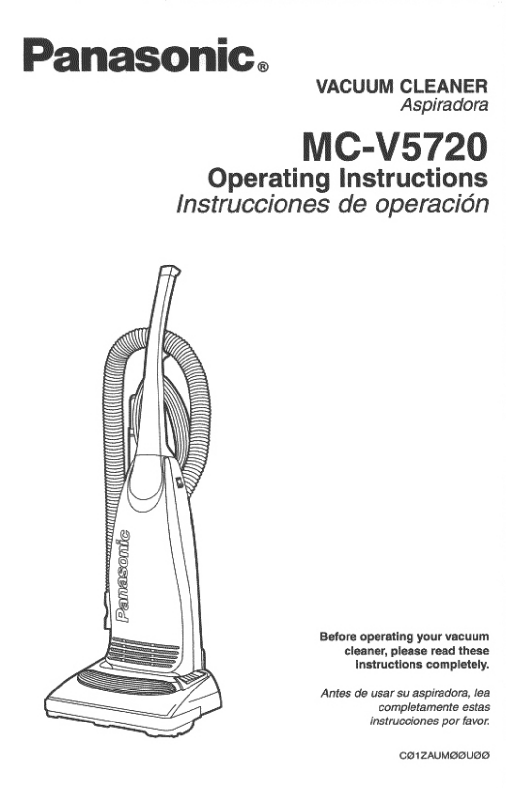 Panasonic MC-V5720 User Manual