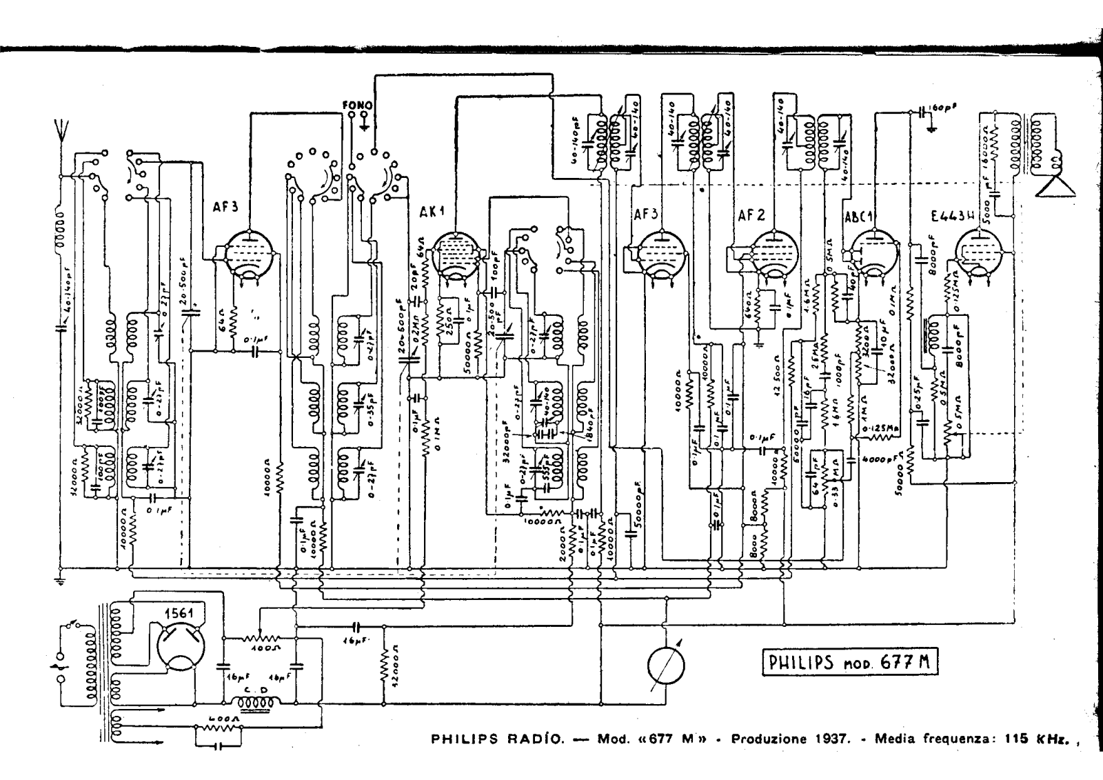 Philips 677m schematic