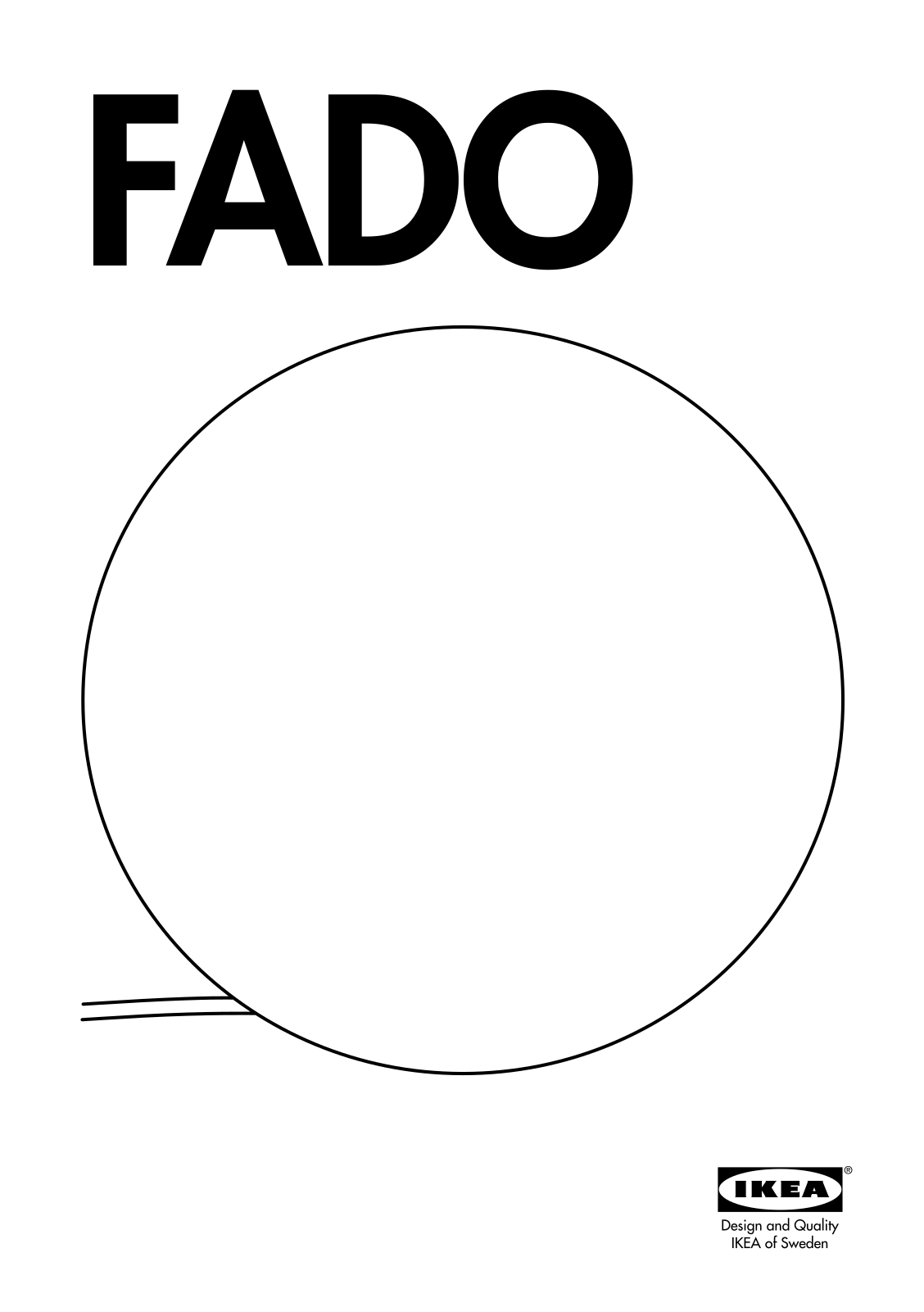 IKEA FADO User Manual