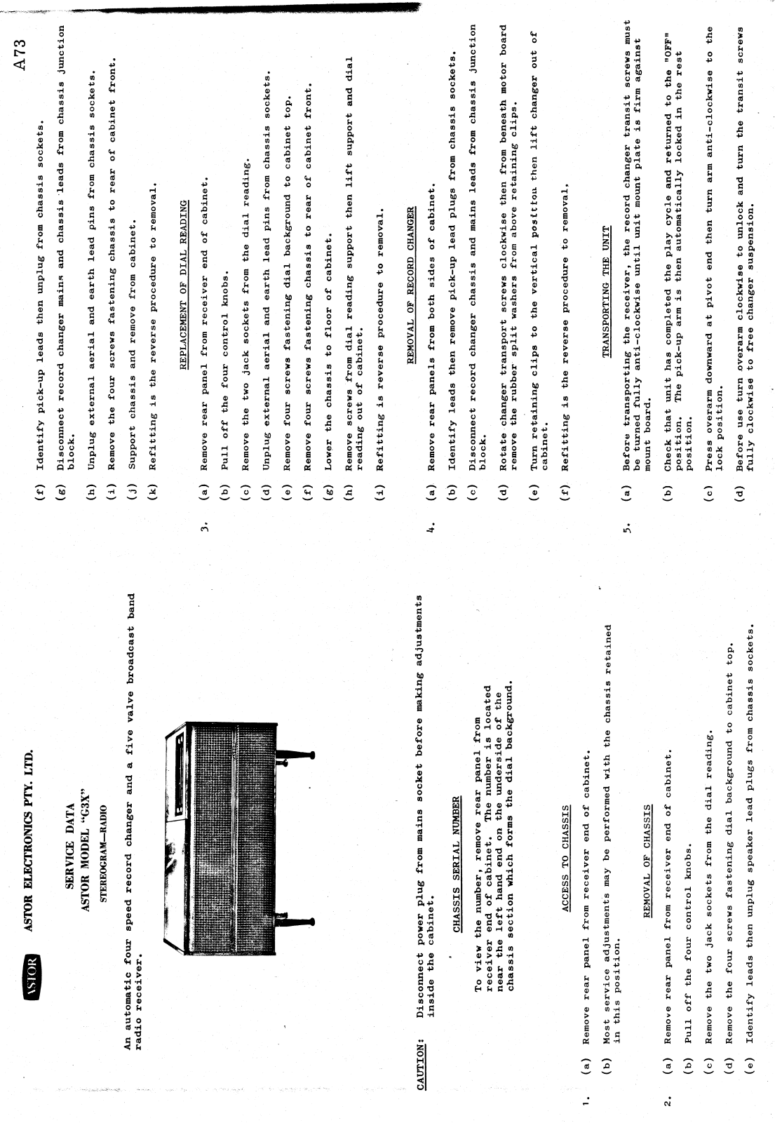 Astor G3X Diagram - ManualMachine.com