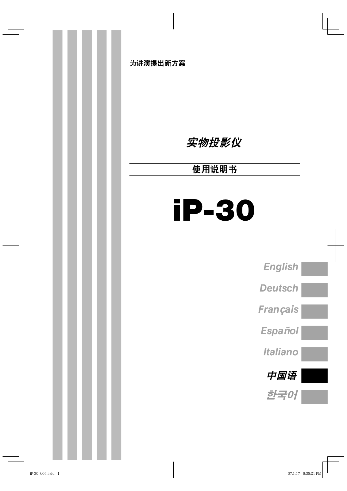 Avio iP-30SE User's Manual