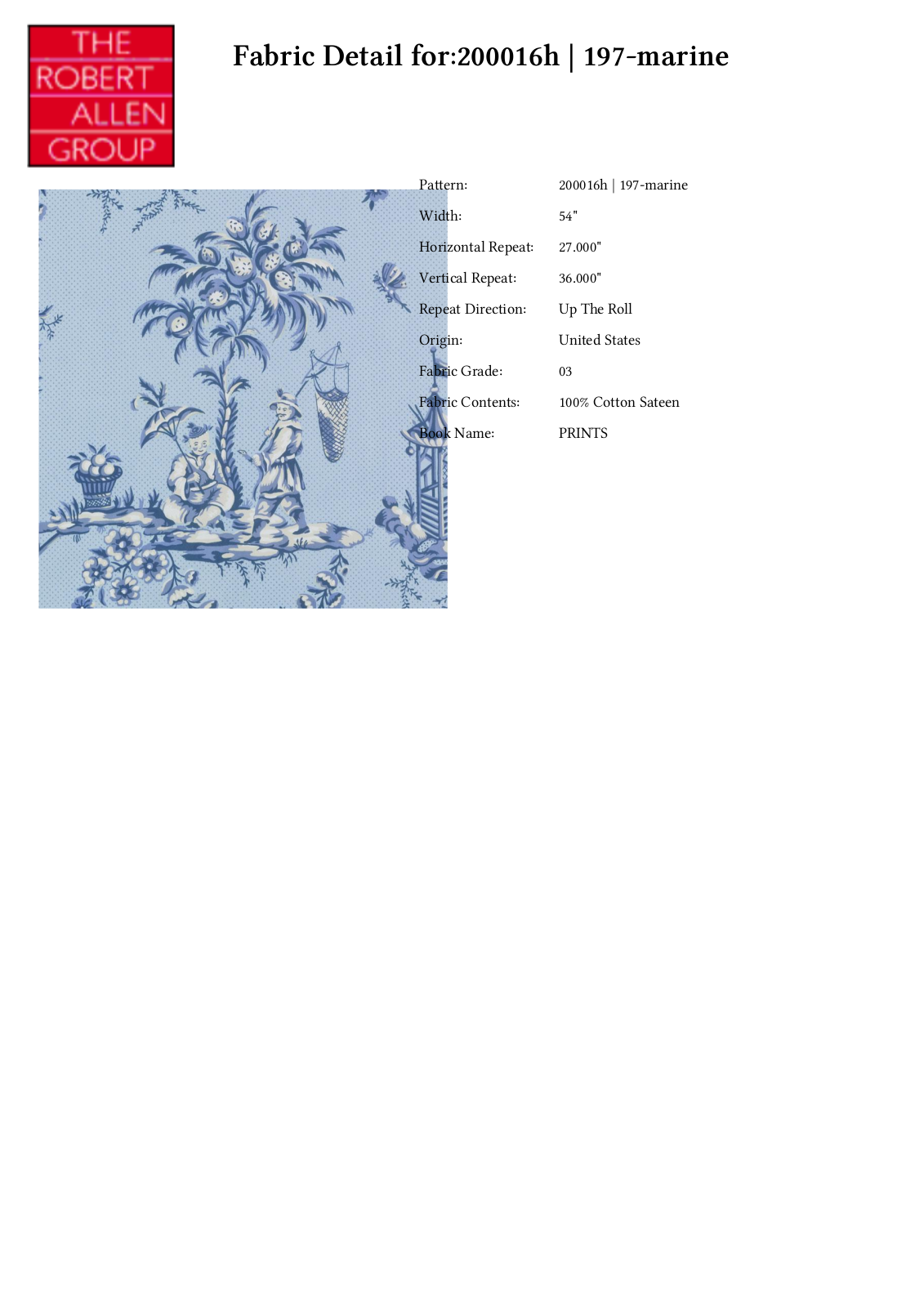 Duralee CRAL6749 Specifications - ManualMachine.com