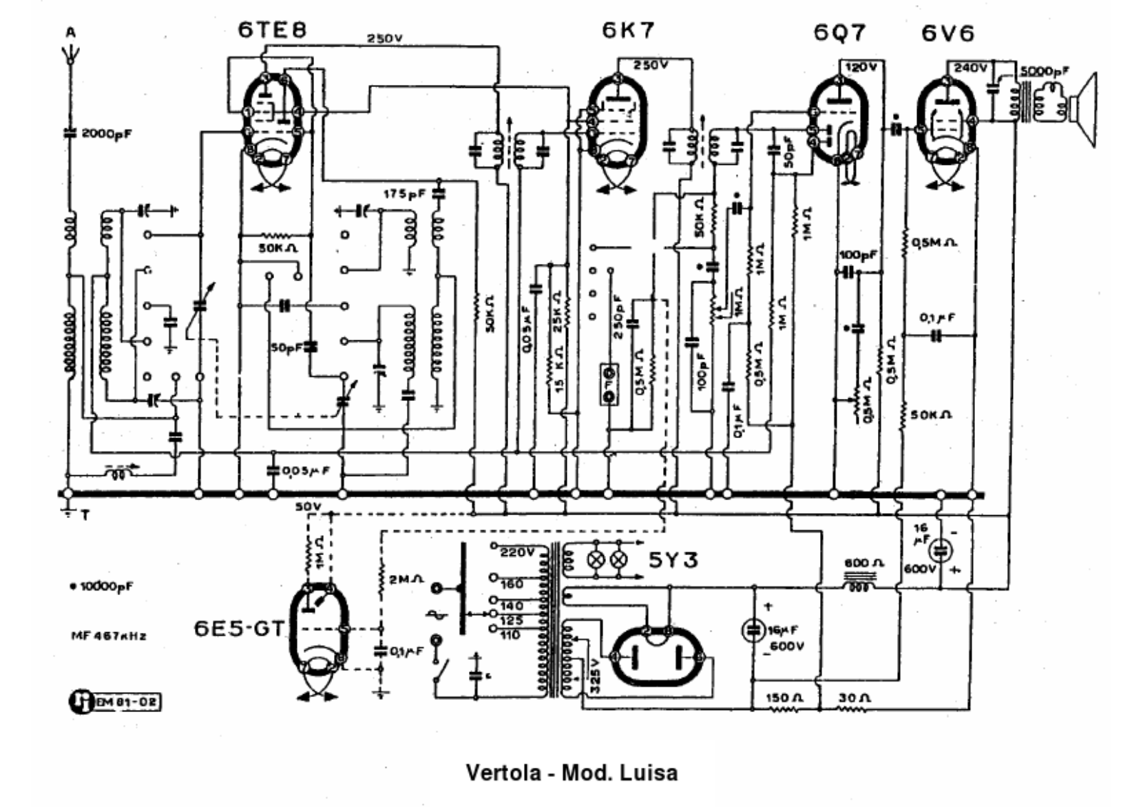 Vertola luisa schematic