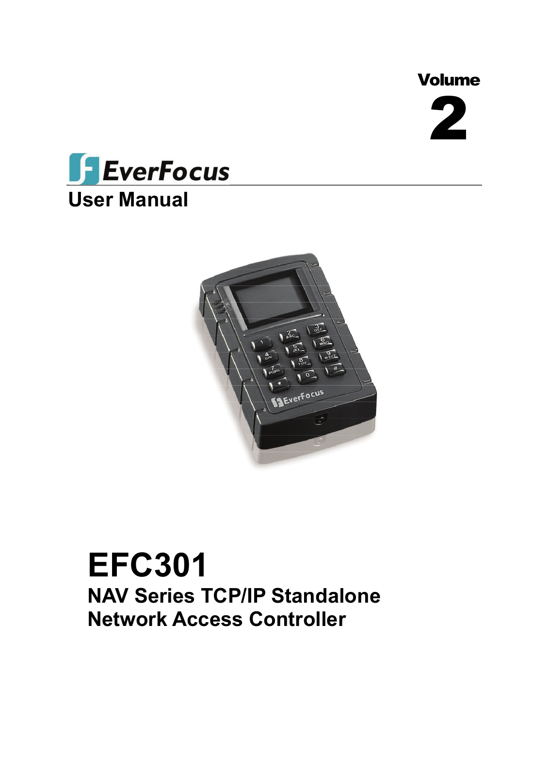 EverFocus EFC-301 User Manual