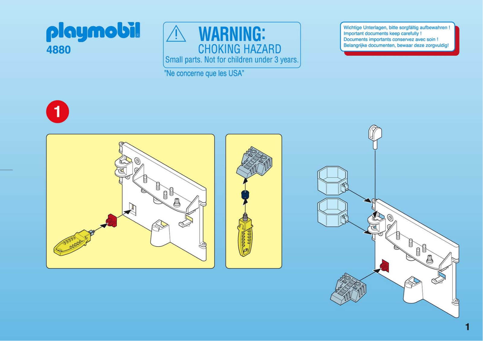 Playmobil 4880 Instructions