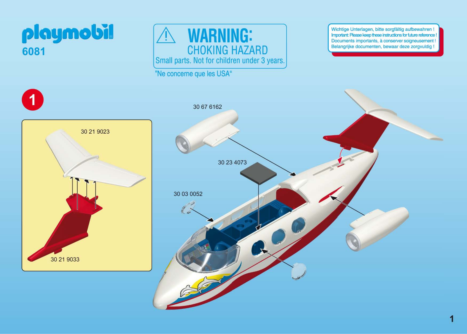 playmobil 6081 Instructions