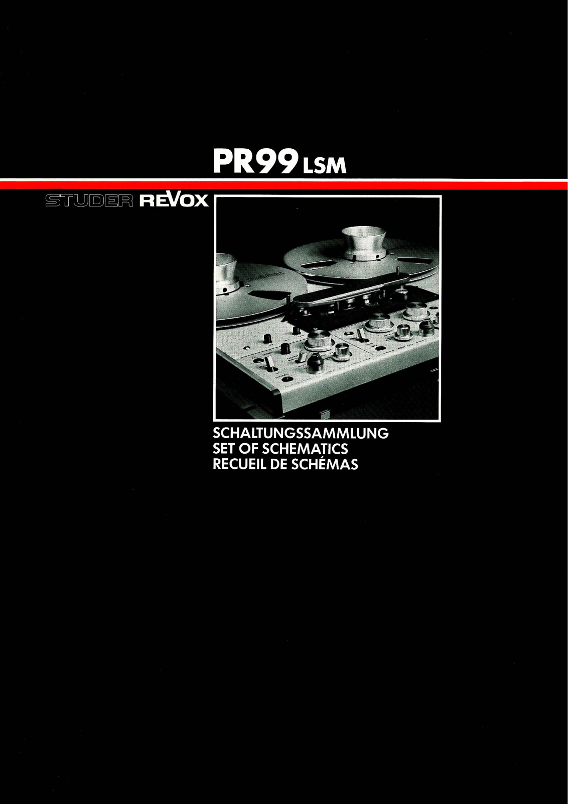 Revox PR99-LSM User Manual