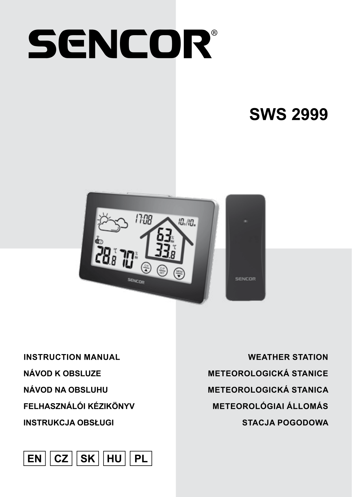 Sencor SWS 2999 User guide - ManualMachine.com