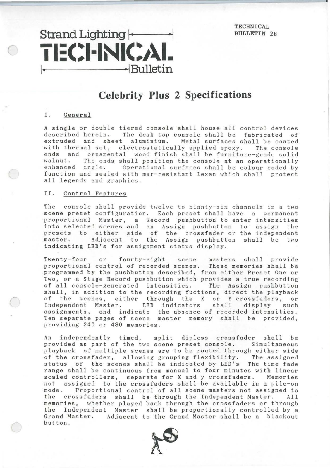 Strand Celebrity Plus 2 Specification - ManualMachine.com