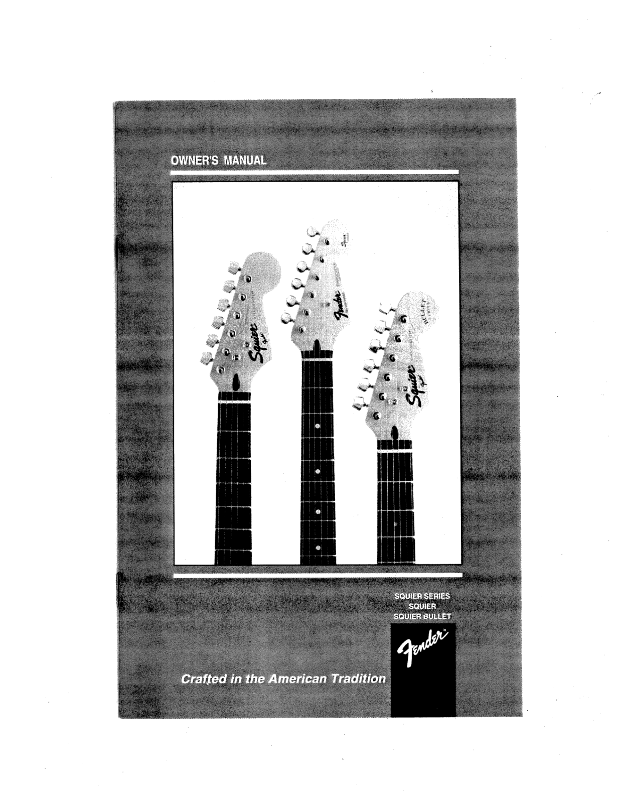 Fender Squier-Bullets Operation Manual