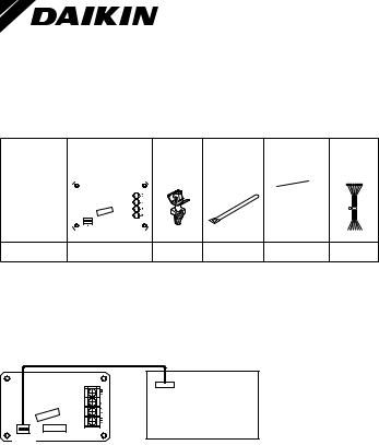 Daikin ERP01A50, ERP01A51 Installation manuals