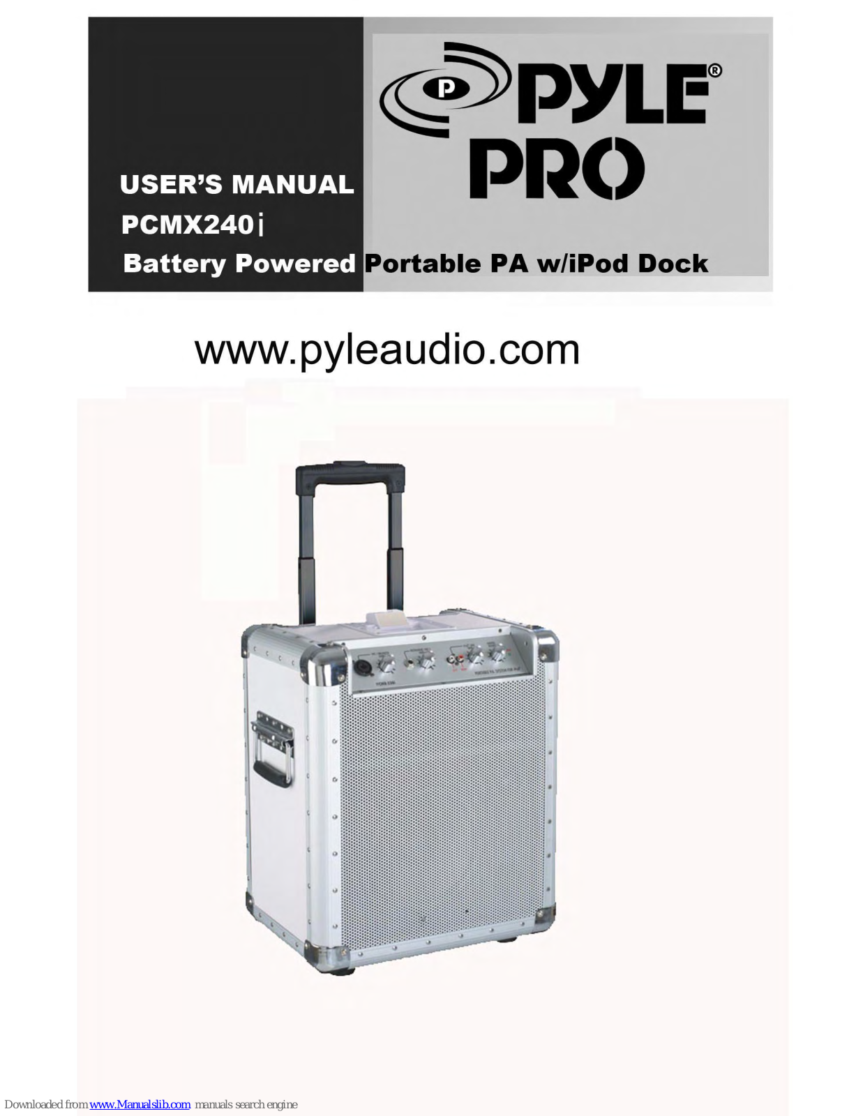 Pyle Pro PCMX240I User Manual