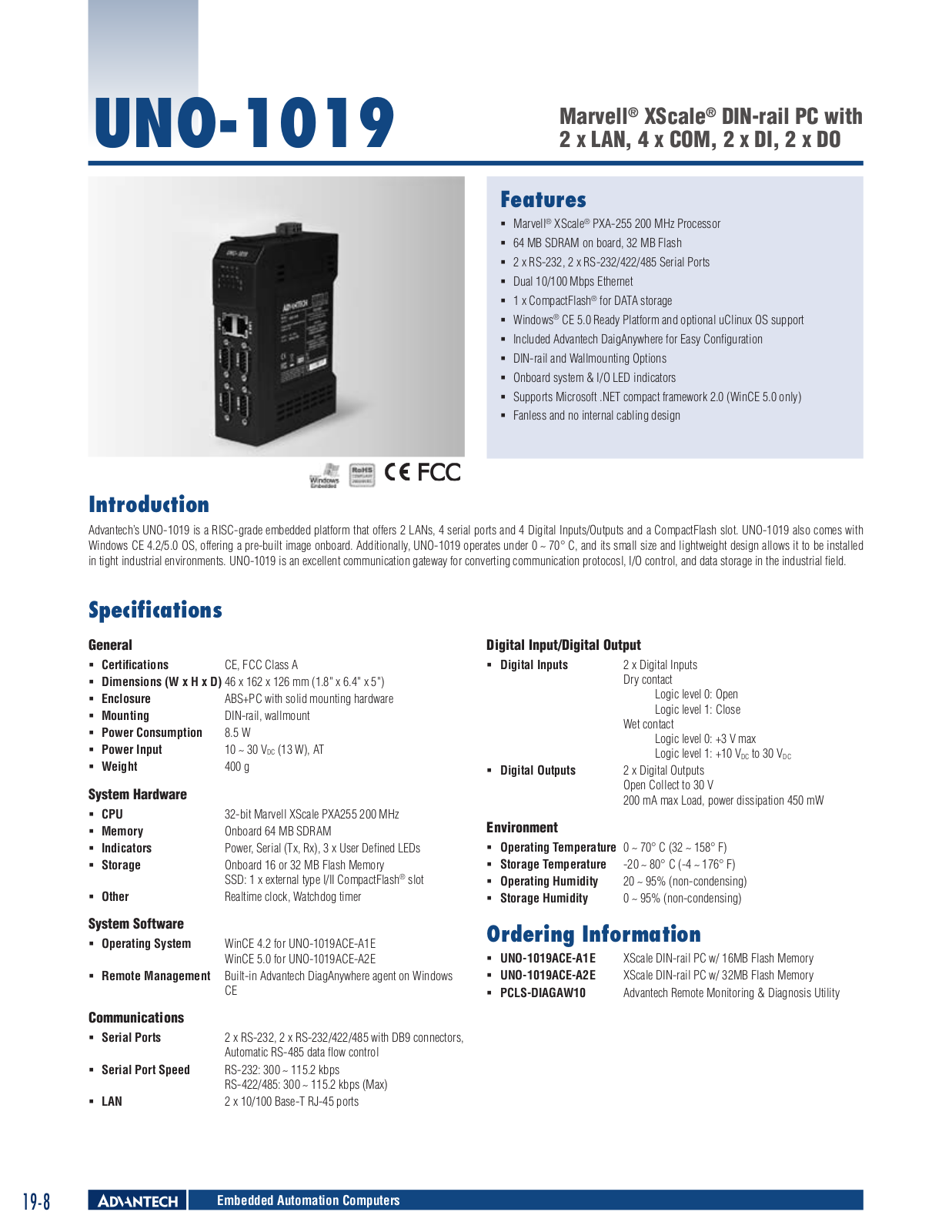 Impulse UNO-1019 User Manual