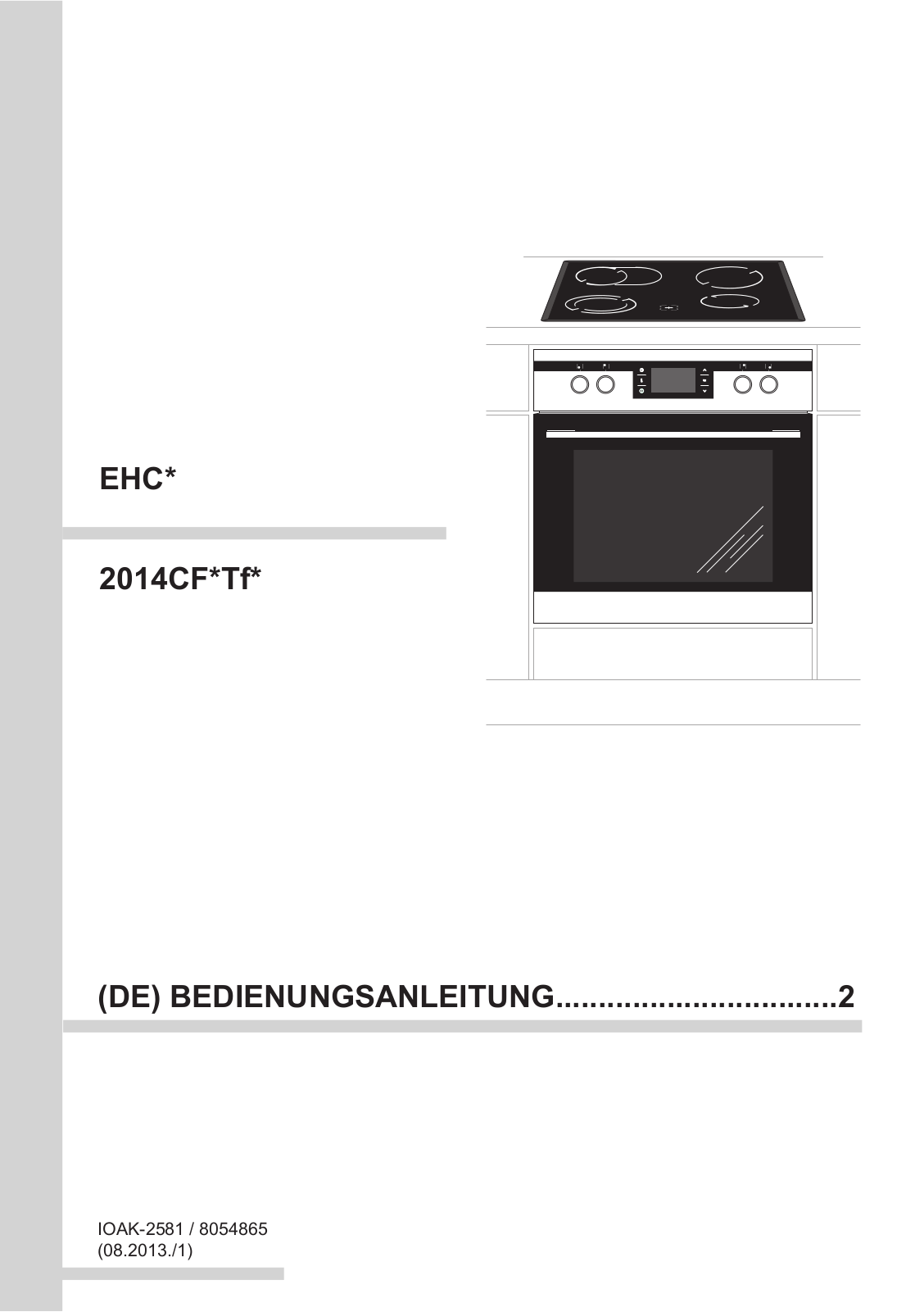 Amica EHC 12528 E User Manual