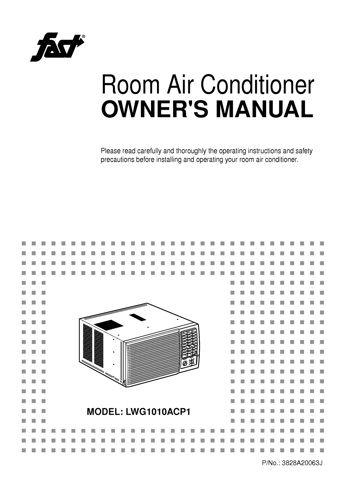 LG LWG1010ACP1 User Manual