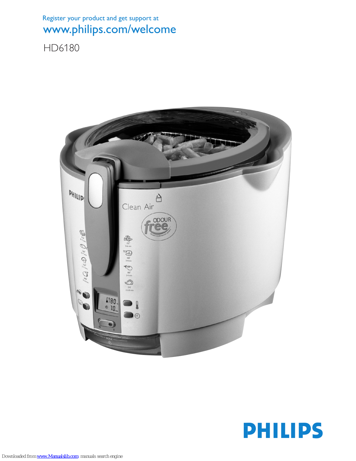 Philips HD6180/02, HD6180/01, HD6180/12, HD6180 User Manual - ManualMachine.com