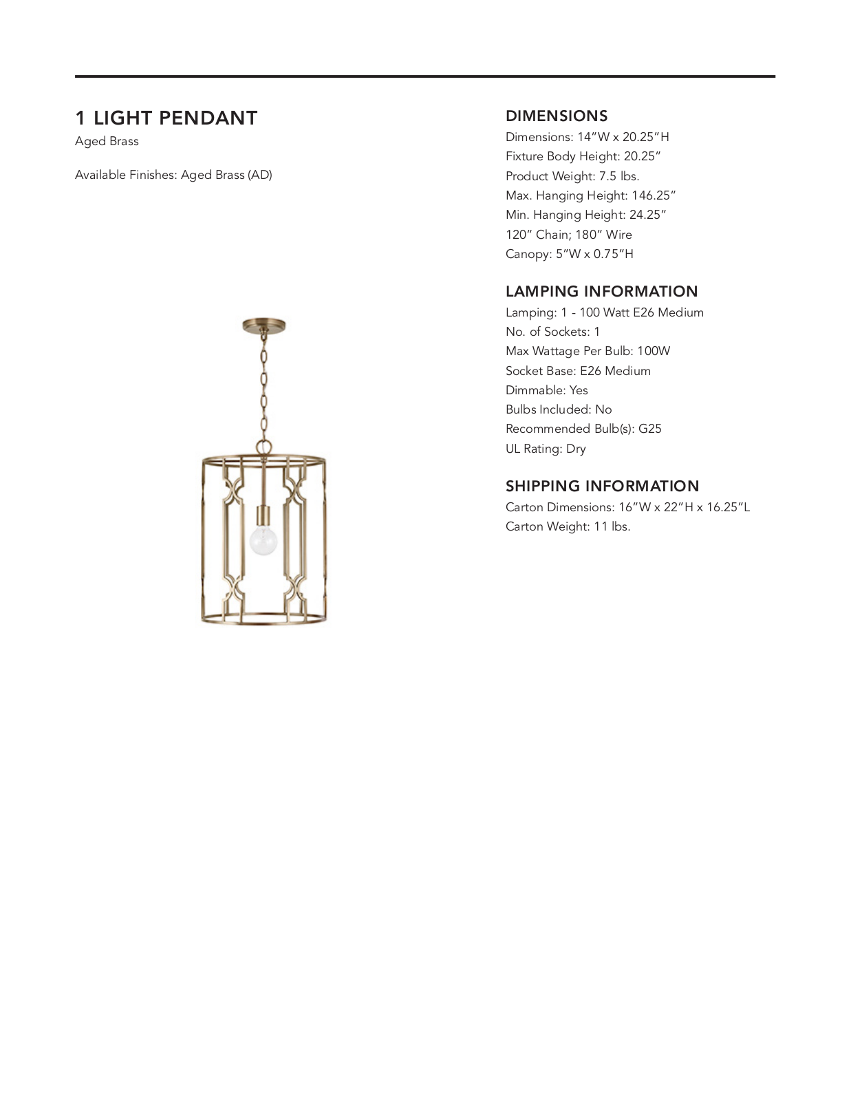 Etta Avenue W003245201 Specifications - ManualMachine.com