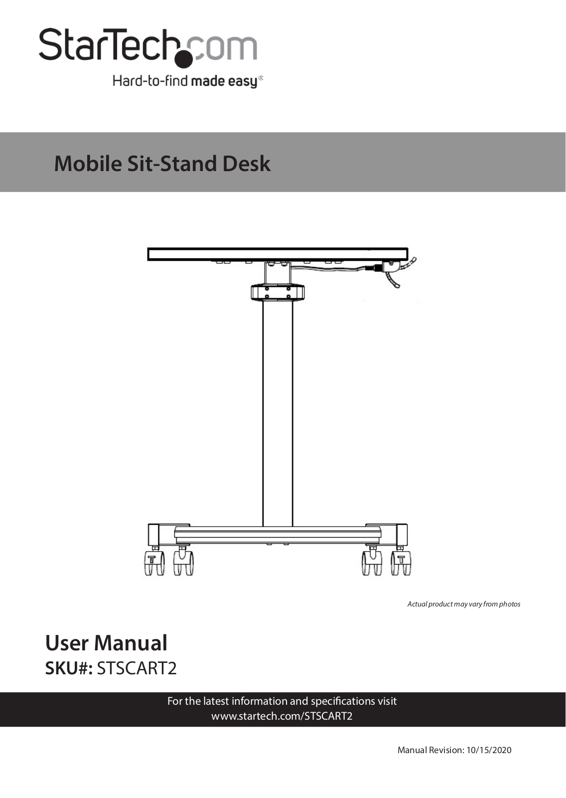 StarTech STSCART2 User Manual