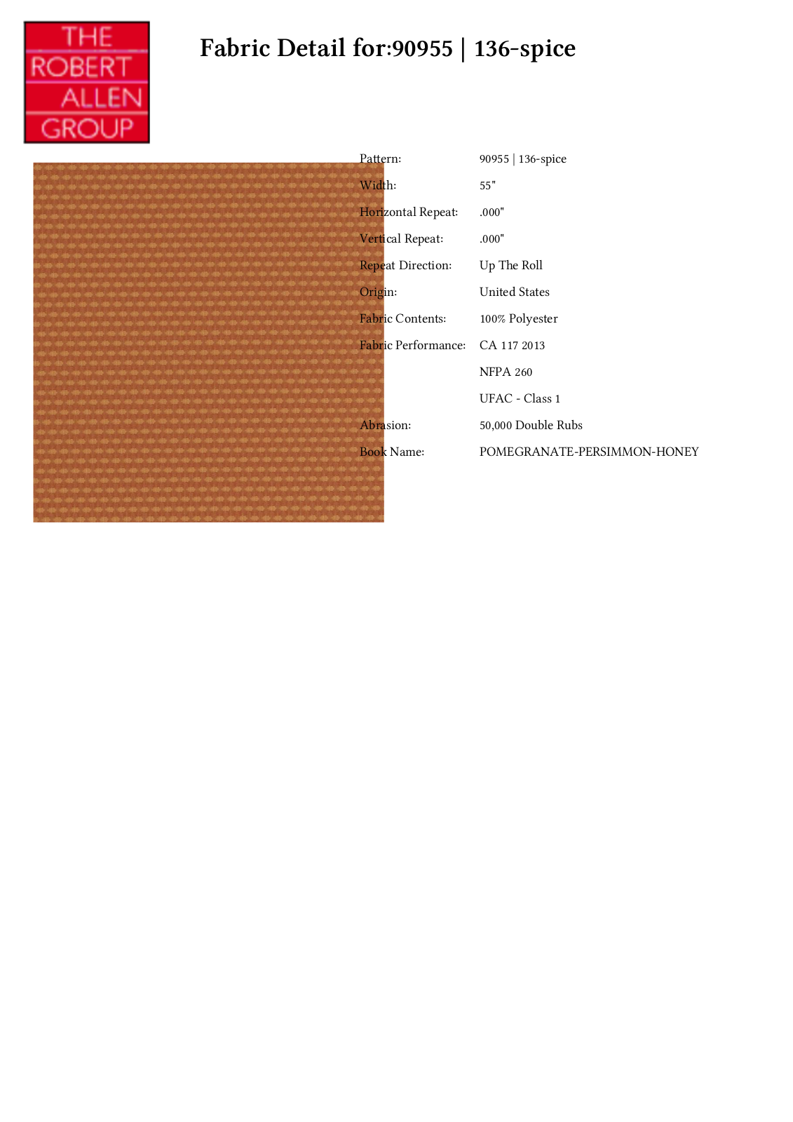 Duralee CRAL4475 Specifications - ManualMachine.com