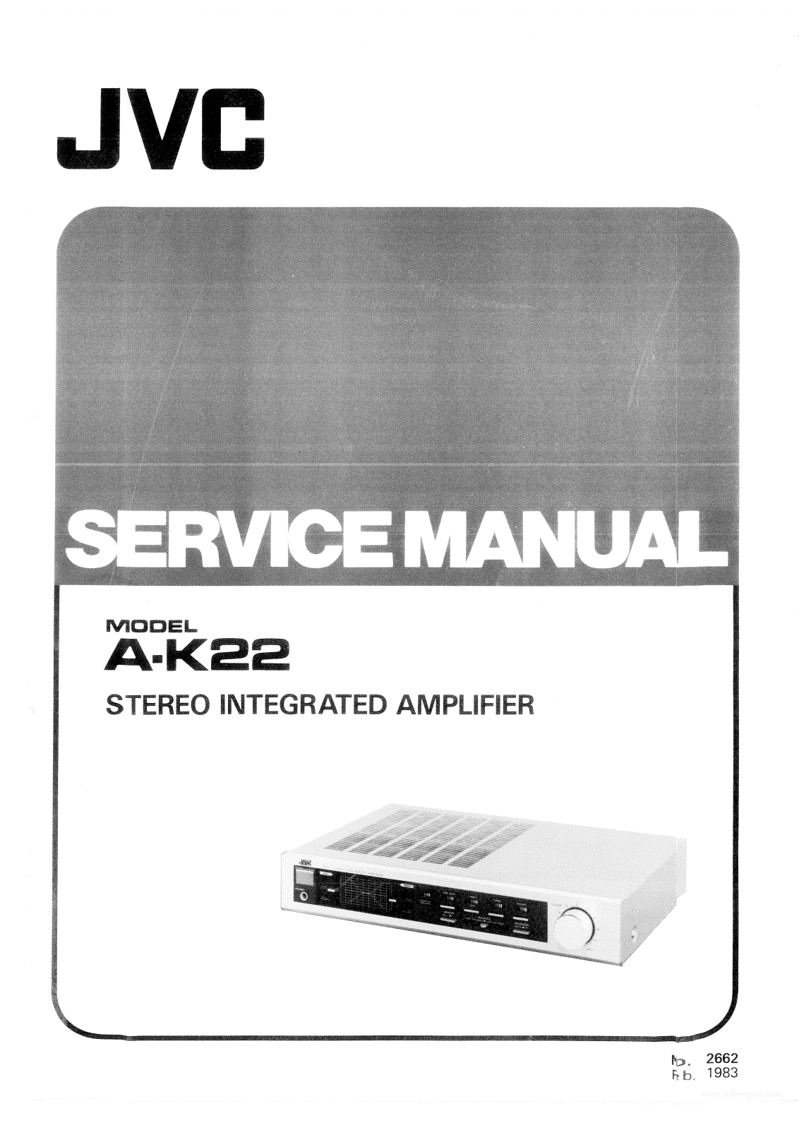 Jvc A-K22 Service Manual