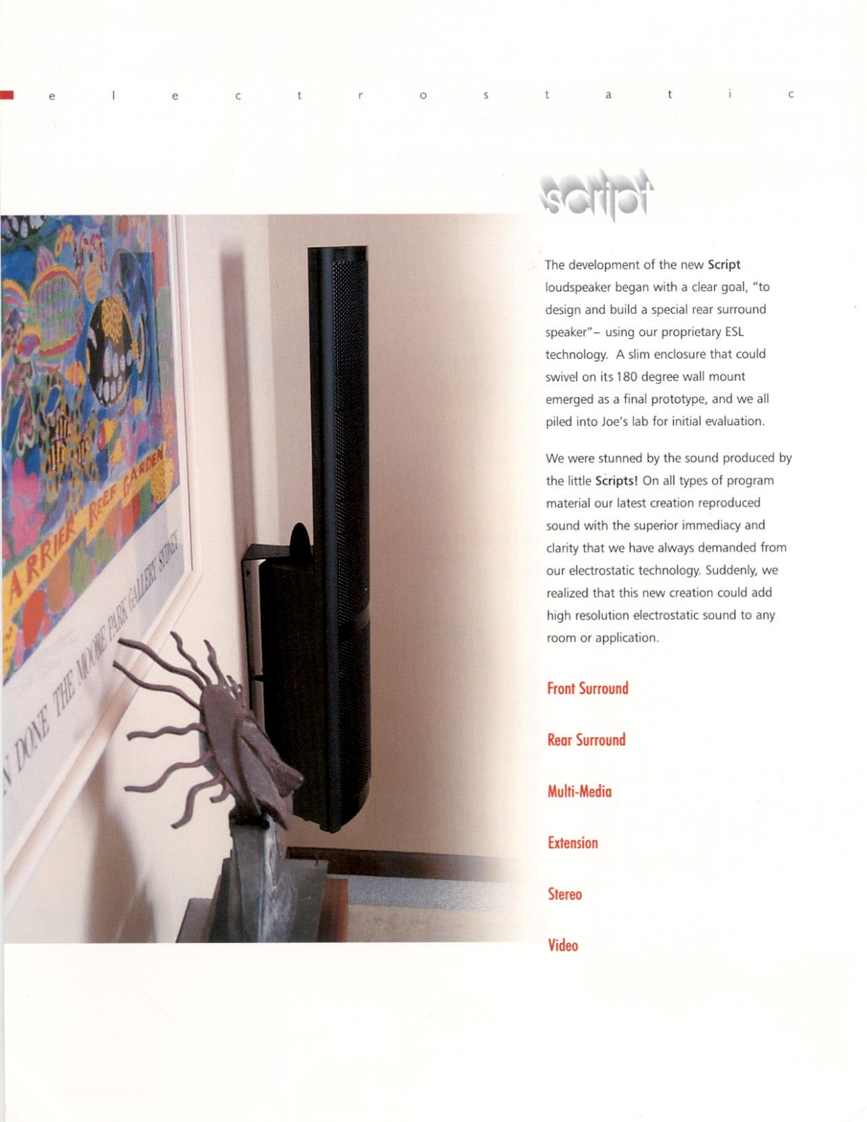 Martin Logan Script Brochure