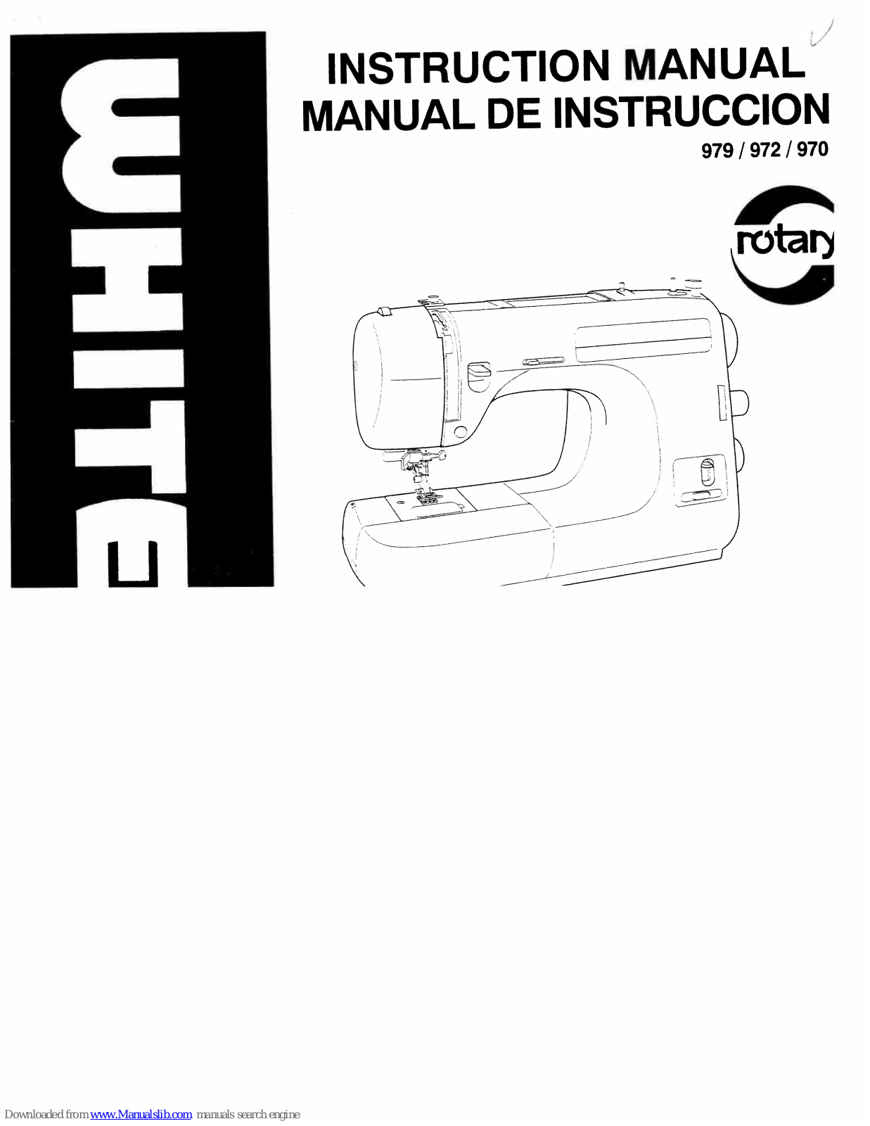 White Sewing 979, 972, 970 Instruction Manual - ManualMachine.com