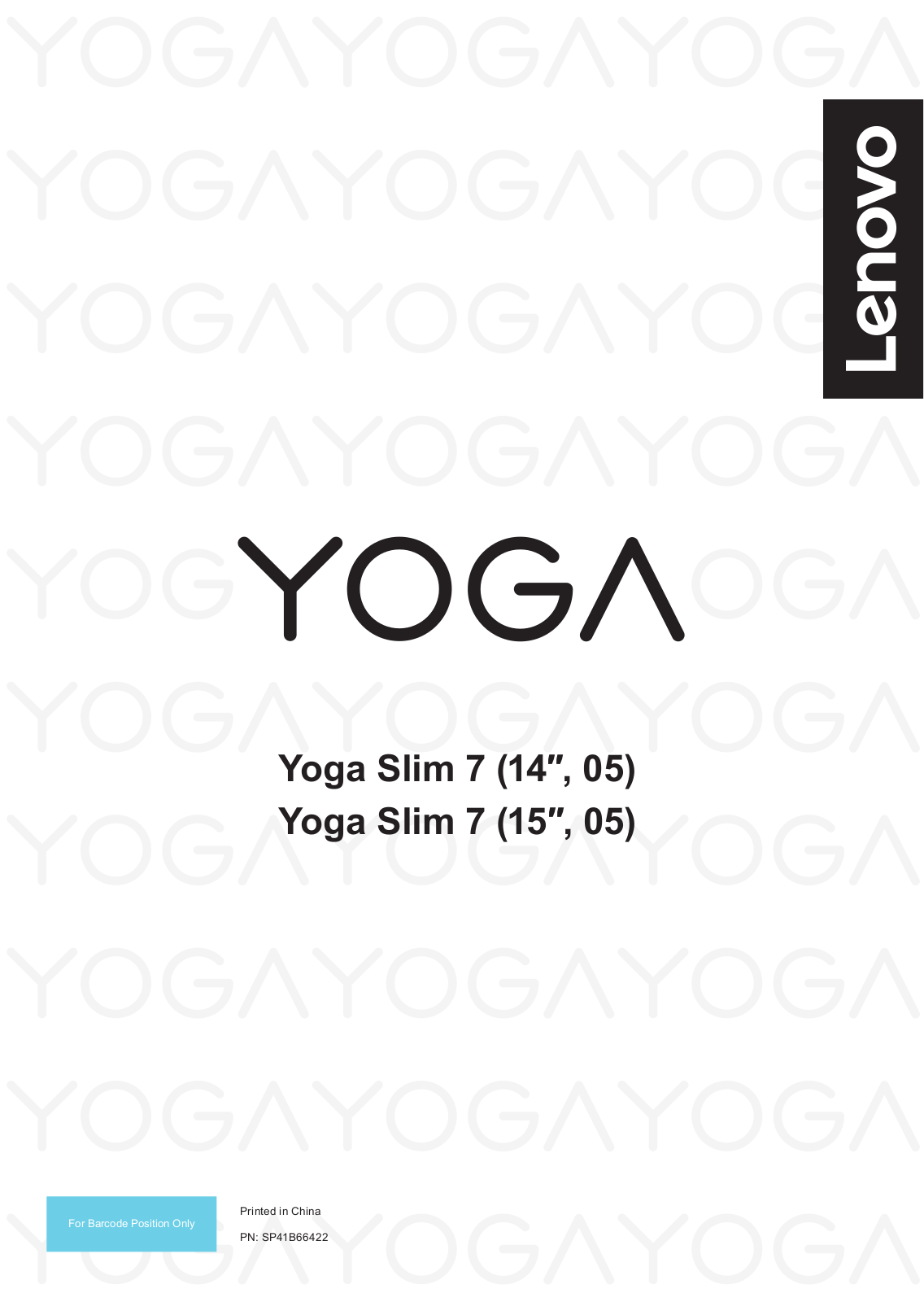 Lenovo Yoga Slim 7 Setup Guide