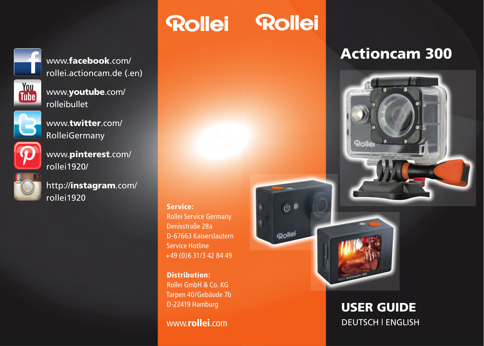 Rollei Action Camera 300 User Guide