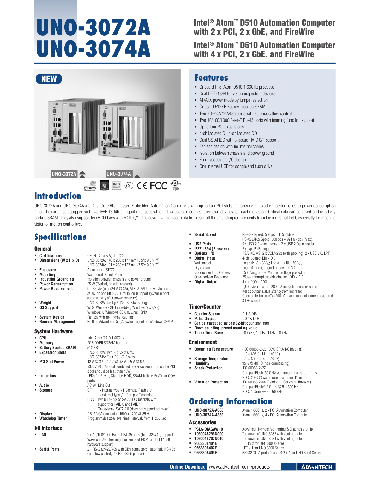 Impulse UNO-3072A User Manual