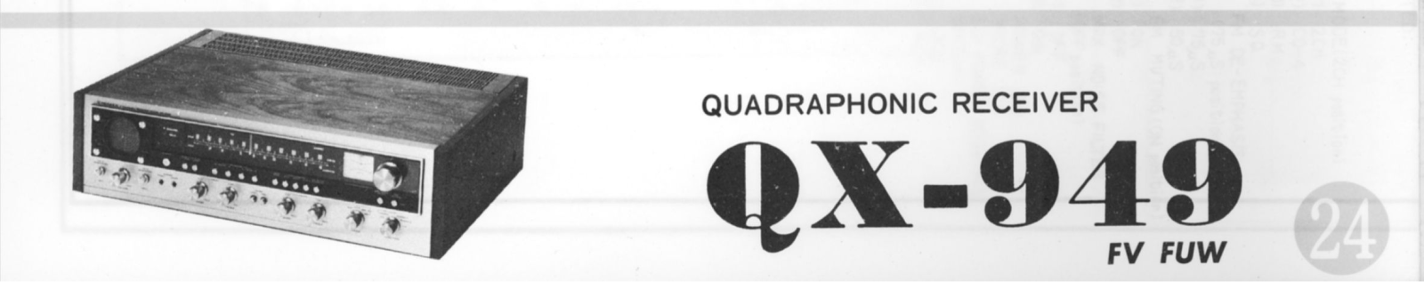 Pioneer QX-949 Schematic