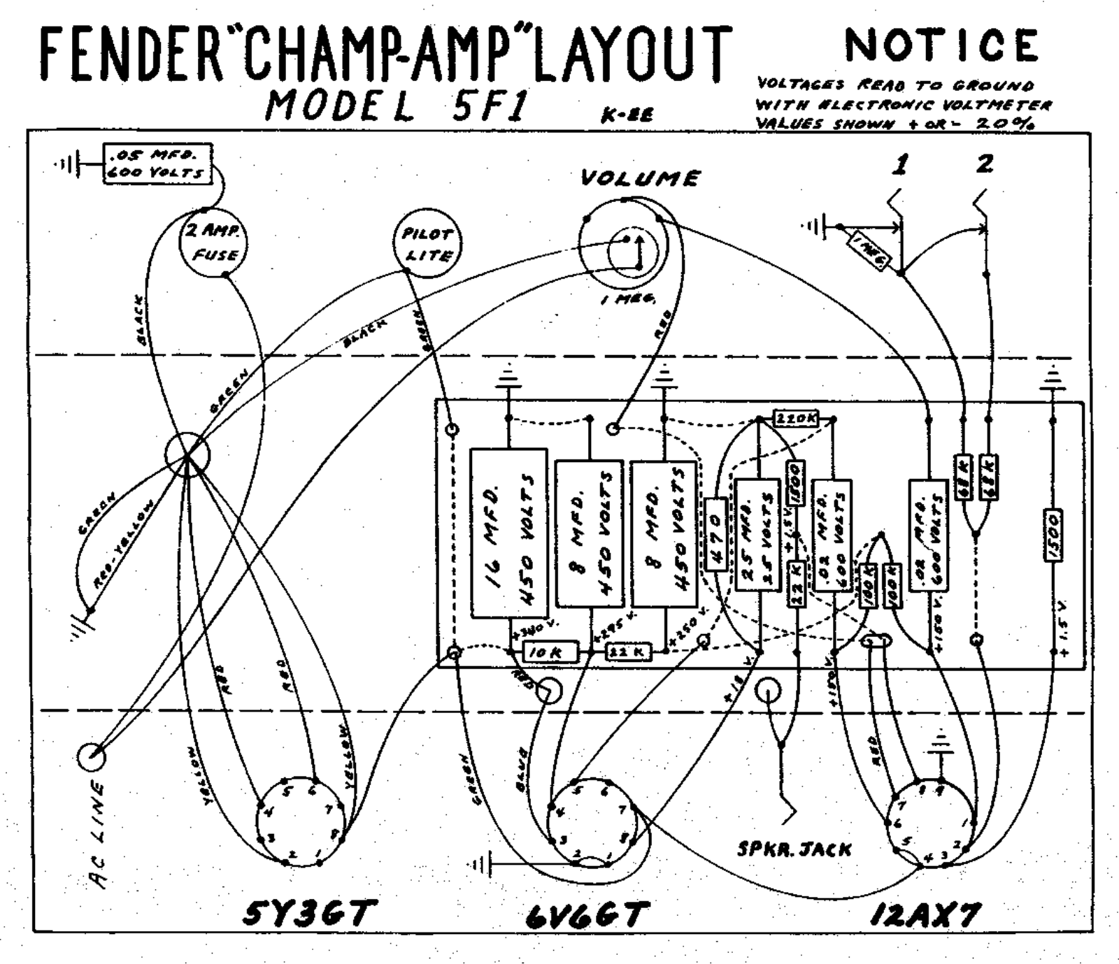 Fender ch 5f1 schematic